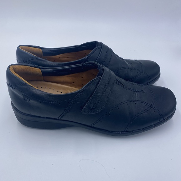 Clarks 8.5 m woman’s leather shoes walking comfort - Picture 2 of 12